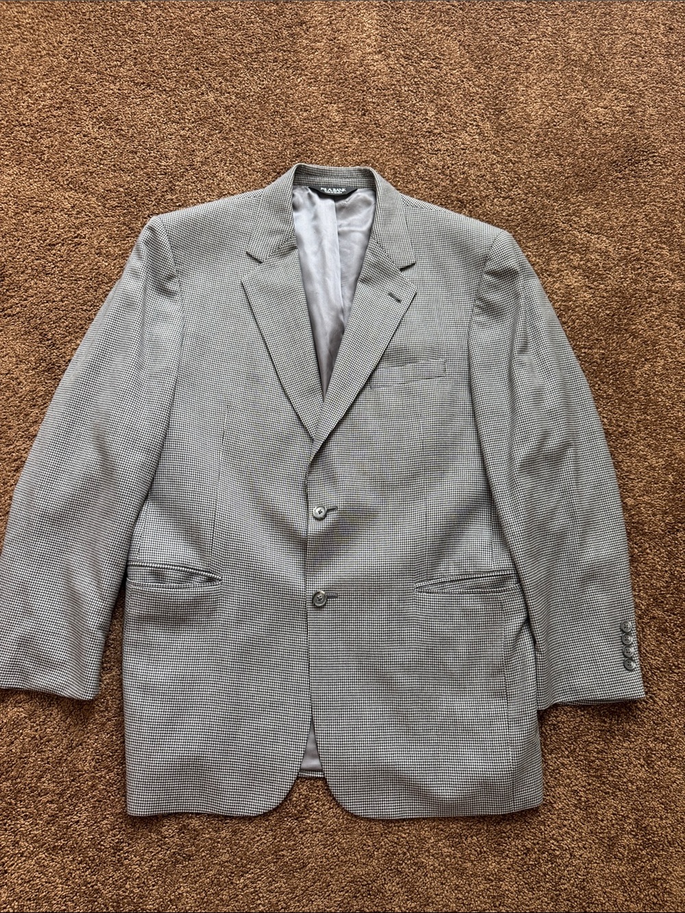 Jos. A. Bank Light Gray Two-Button Notch Lapel Sport Coat